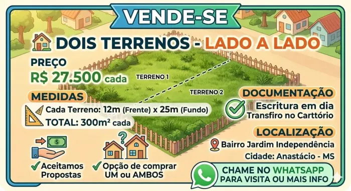 VENDE - SE TERRENOS