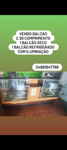 Balcão vitrine 