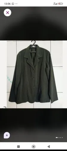 Blazer feminino Verde musgo chadely tamanho g