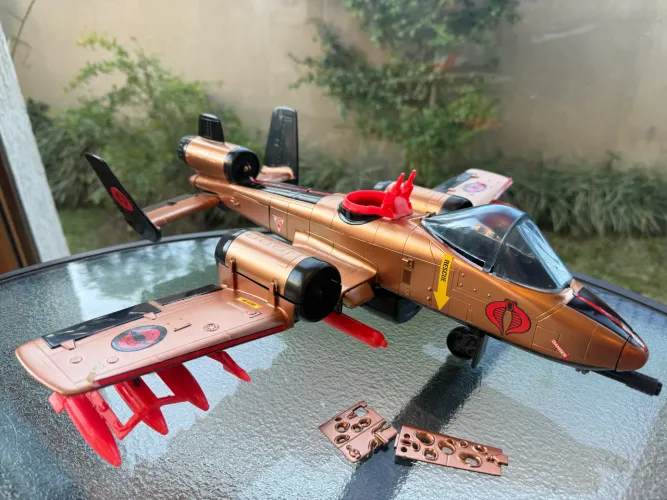 Gi Joe Cobra Rattler - 2002 - comandos em ação