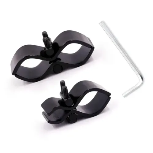 Suporte Duplo Ajustável de Cano p/ Lanterna e outros acessórios- Kit com 2 Unidades