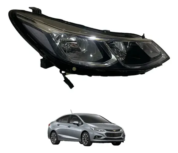Farol Direito Foco Duplo Chevrolet Cruze 2017 A2021 Direito/passageiro