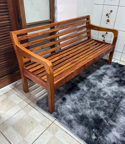 Banco de Madeira Maciça Peroba Rosa