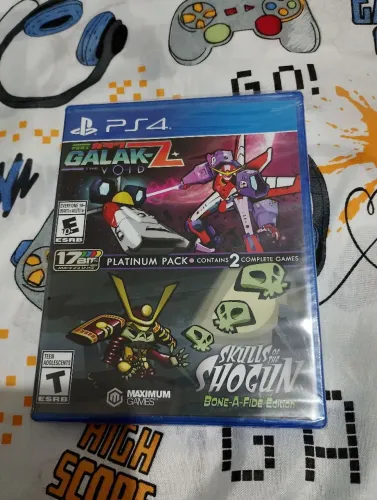 Galak-Z The Void / Skulls of the Shogun Bone a fide edition - lacrado PS4 faço Olx pay