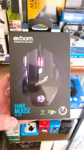 Mouse gamer Pro LED 7 botões, novo, lacrado, com garantia! ?
