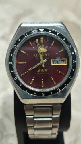 RELÓGIO ORIENT AUTOMÁTICO - BORDÔ