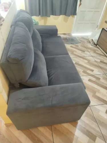 sofá reclinável 2 lugares novo estado