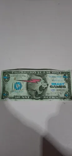 Bilhete promocional beast games
