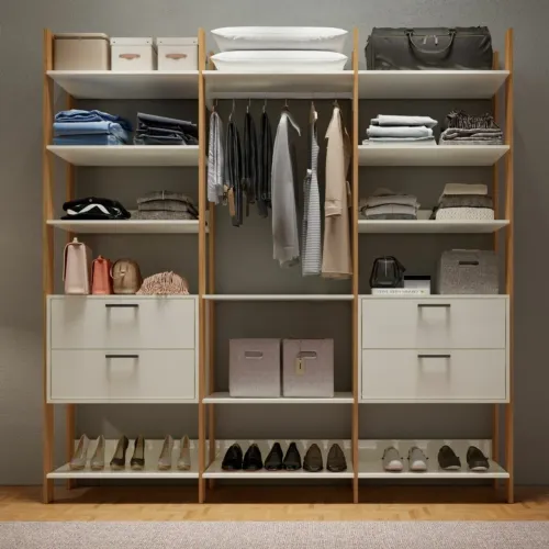 Closet três torres off white/  Freijó - ENTREGA HOJE !!! 