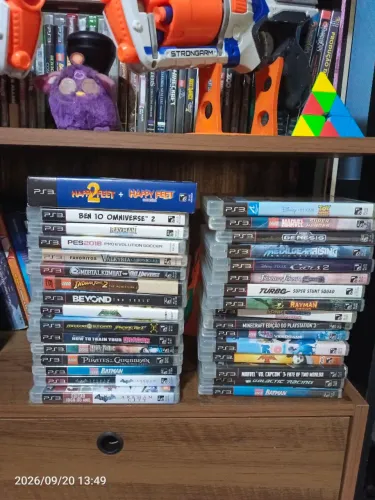 Lote com 27 Jogos Originais PS3 Mídia Física (Lego, Sonic, Minecraft, Batman)