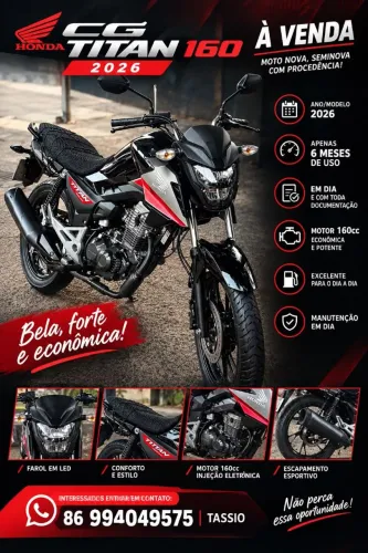 Para vender logo Cg 160 Titan