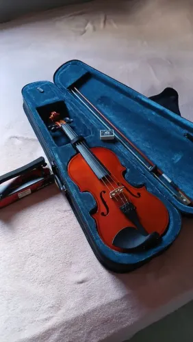 Violino com estojo