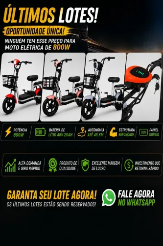 Moto eletrica 800w scooter