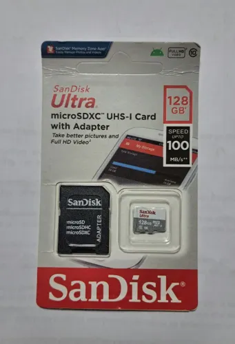 Cartão sd sandisk ultra 128 gb