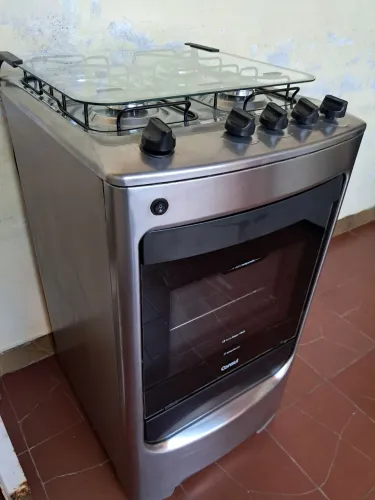 Fogão Consul Inox 4 Bocas - Conservado