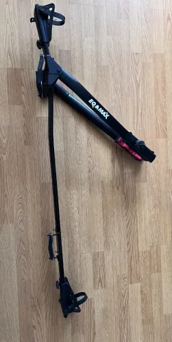 Transbike de Teto Eqmax Velox Alumínio Preto (Aro 16 a 29)