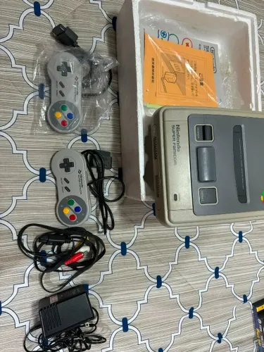 SUPER FAMICOM COMPLETO COLECIONADOR + JOGO ORIGINAL