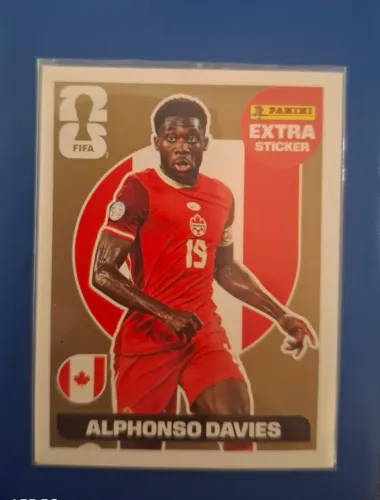 Extra Sticker Alphonso Davies Gold (Ouro)