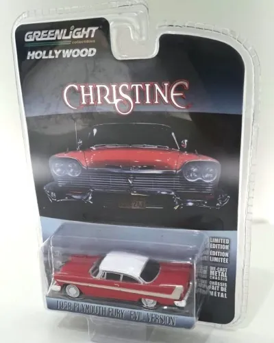 Miniatura GreenLight Plymouth Fury 1958 (do filme clássico Christine) 1:64 em Metal