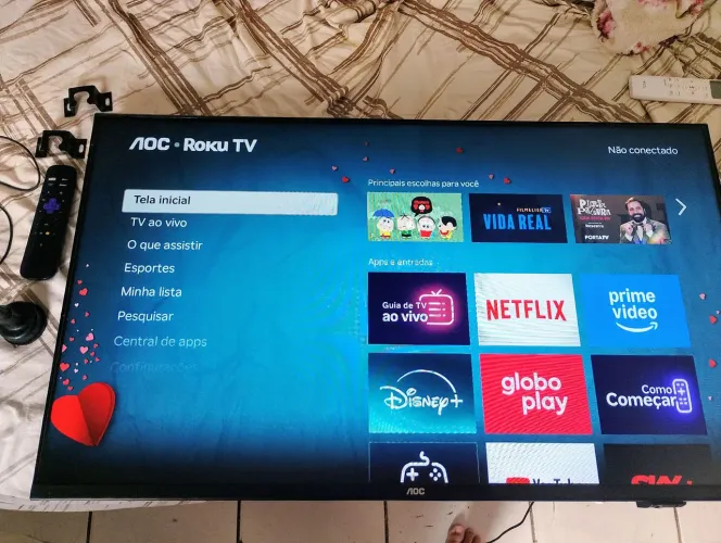 TV 43 led AOC roku