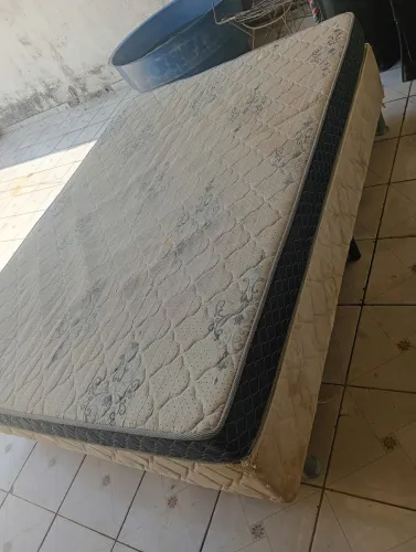 Cama box casal colchão de espuma