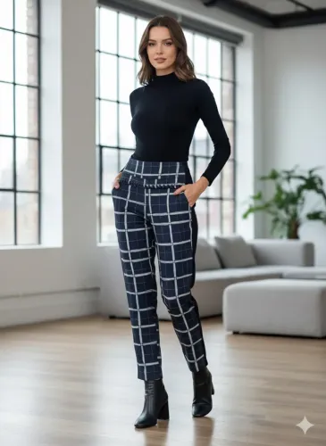 Calça xadrez tam 36 da Animale