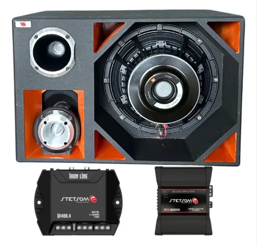 Caixa 4 Vias 15  Tornado 3000 Jbl Invertido + Módulo Stetsom