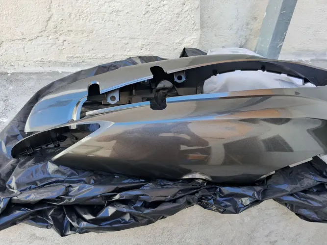 Carenagem honda biz +lateral cinza ipojuka metálico novo