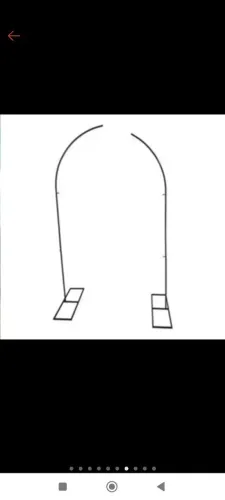 Painel arco para festas desmontável, pegue e monte