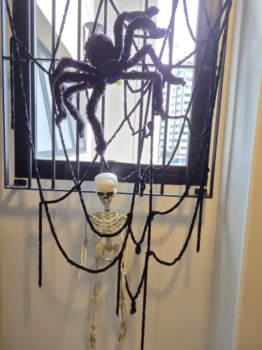 Decoração Halloween com Itens Diversos, conforme foto