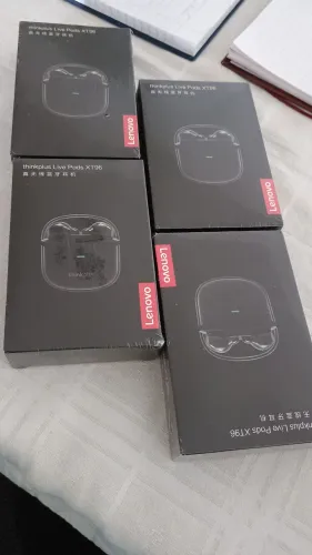 Fone de ouvido lenovo (branco ou preto) NOVOS