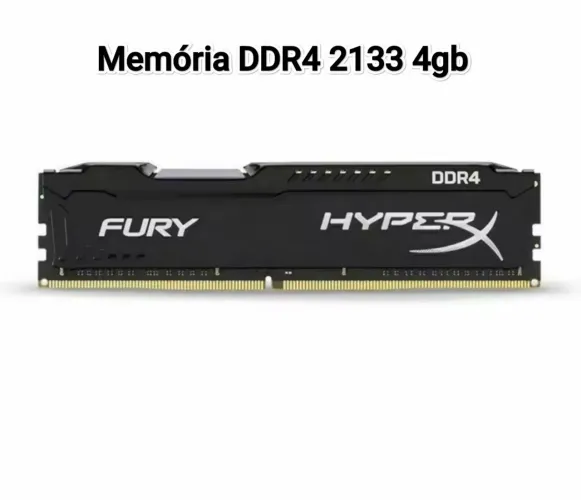 Memória Ram Ddr4 2133 4gb Hyperx para Desktop Novo