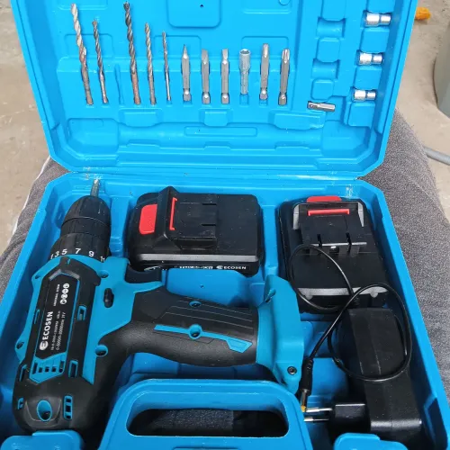 Parafusadeira Ecosen / 2 baterias + carregador (MANDRIL TRAVADO)