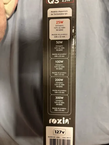 Termostato Com Aquecedor Roxin