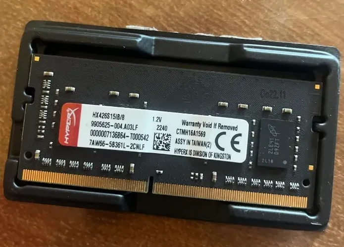 Memória RAM Notebook 8GB DDR4 Kingston Fury Impact 2666MHz