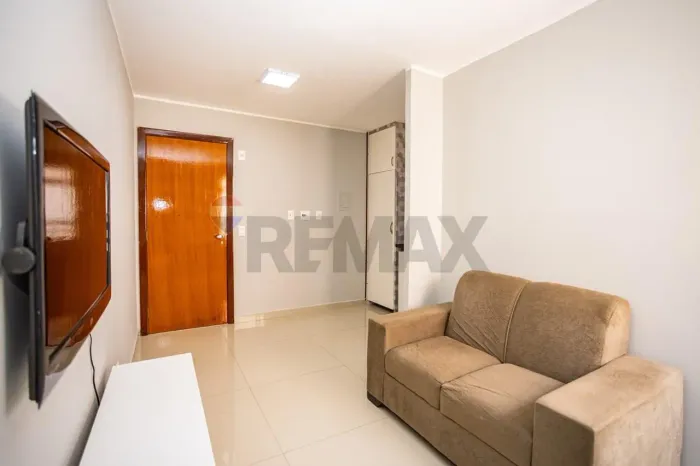 Studio Mobiliado para Locação no Sudoeste | QMSW 05 | Ed. Mont Serrat | 34m2