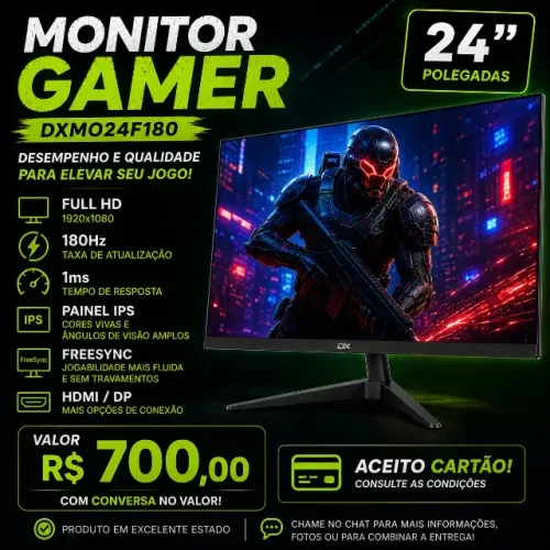 VENDO MONITOR GAMER 24" FULL HD 180Hz