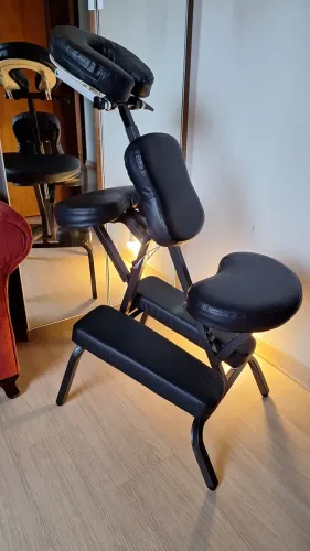CADEIRA QUICK PORTÁTIL DOBRÁVEL PARA MASSAGEM/TATUAGEM/SHIATSU/EVENTOS