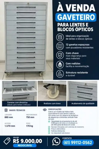 Gaveteiro Lentes/Formas