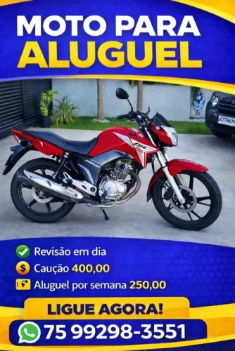 Ótima Oportunidade para locação. Titan revisada e pronta para aluguel!!