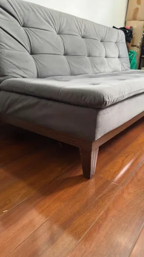 Sofá-Cama 3 Lugares Casal (Mobly) - Muito Conservado!