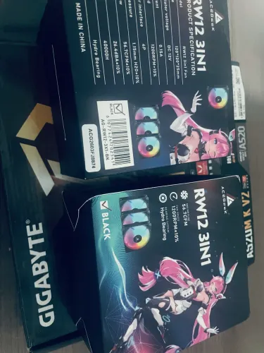 kit 3 FANS ventoinhas RGB