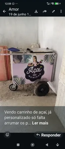 Carrinho de Açaí Personalizado