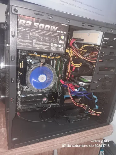 Gabinete i3 6100 com ssd e hd