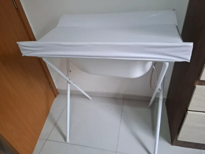 Banheira com trocador