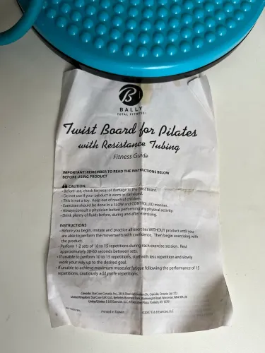 Triste board pilates exercícios cintura braços etc Bally