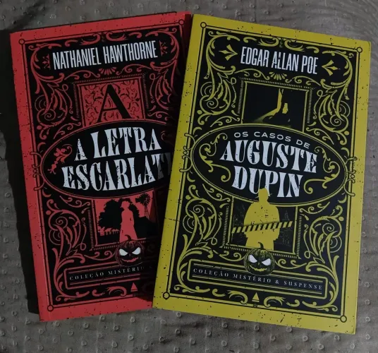 Livros A Letra Escarlate e Os Casos de Auguste Dupin