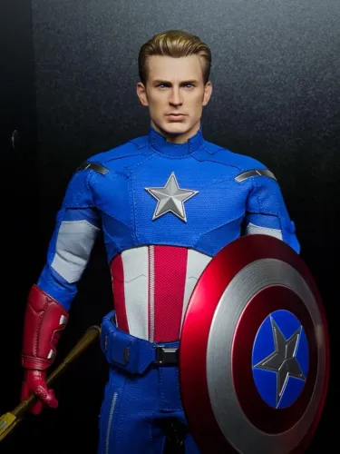 Hot Toys Capitão América: Vingadores Ultimato Avengers Endgame Escala 1/6