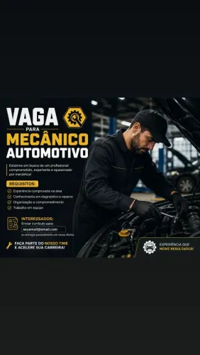 Vaga mecânico automotivo