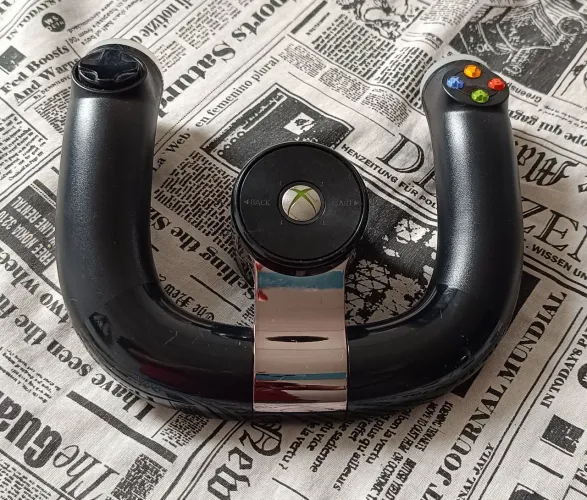 Volante Gamer Microsoft Speed Wheel Xbox 360 Seminovo (Usado)